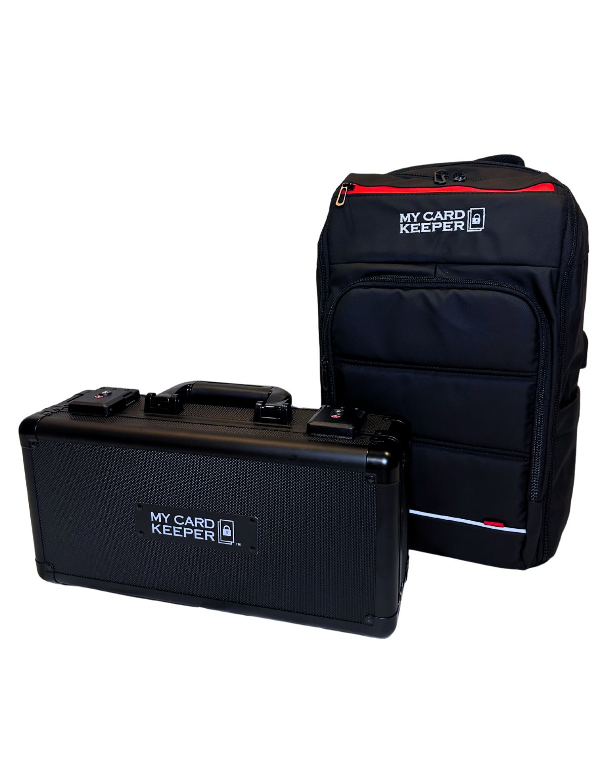Slab Case w/TSA Locks and Backpack Combo Set